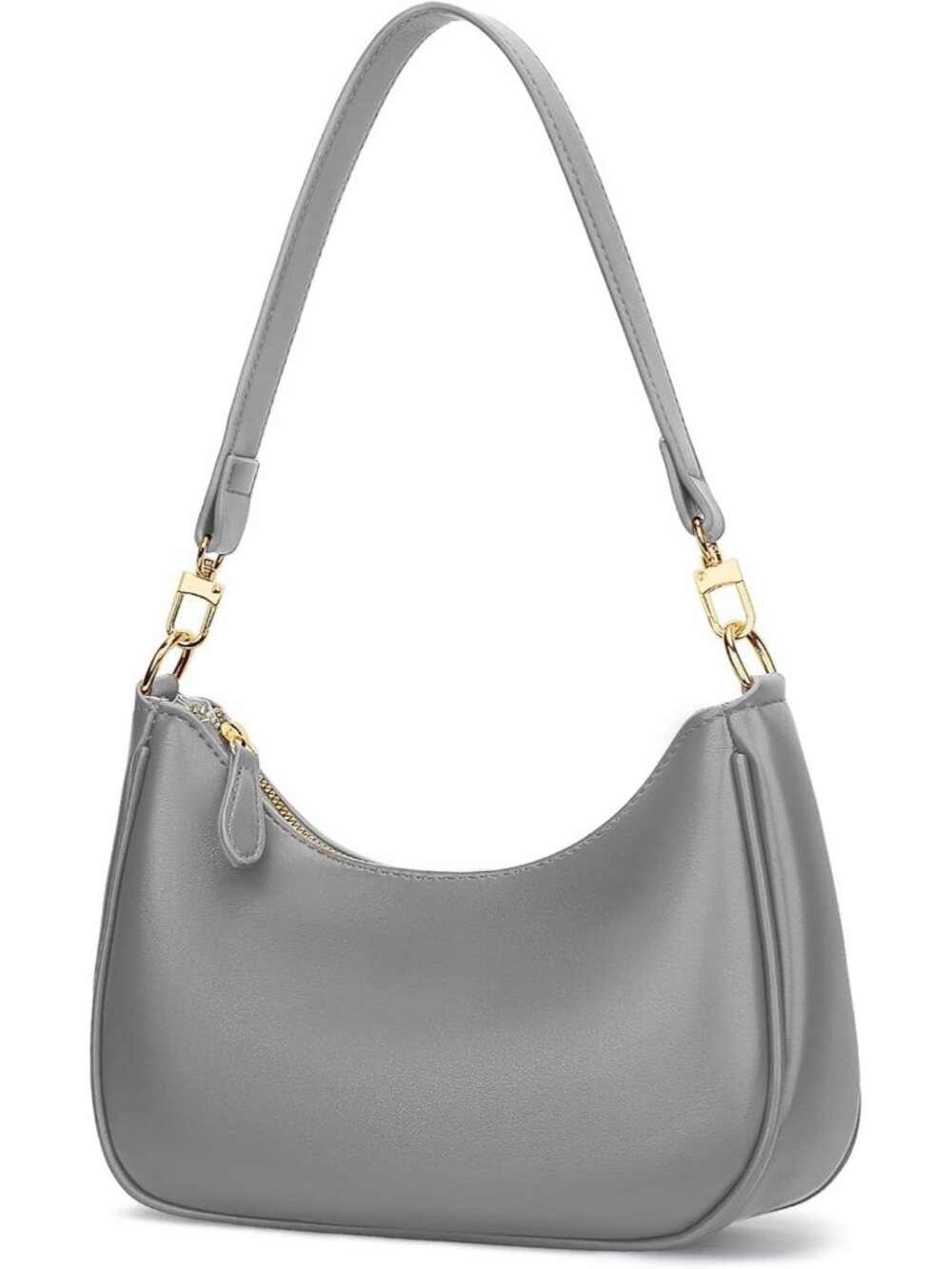 Women's Gray Cute HandBags Retro Hobo Shoulder Clutch Underarm Purse